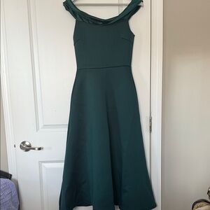Fashion Nova Teal Midi Dress